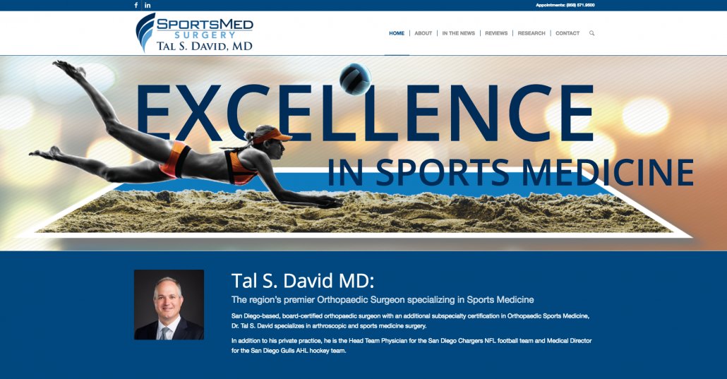 Tal-David-Website-Orthopedic-Surgeon-Marketing-Positraction-San-Diego