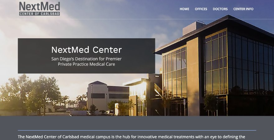 NextMed website