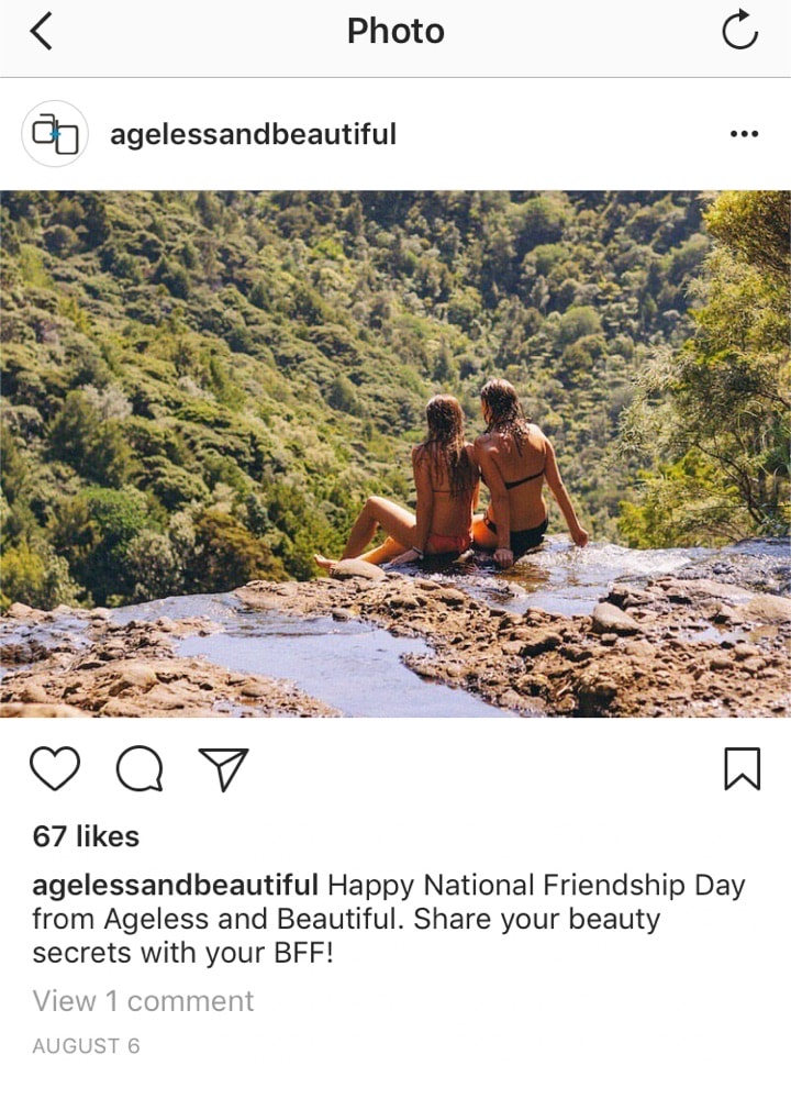 A&B Instagram post friendship day