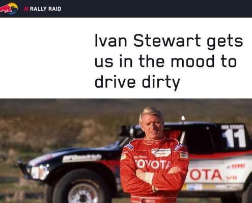 Ivan Stewart gets us in the mood to drive dirty