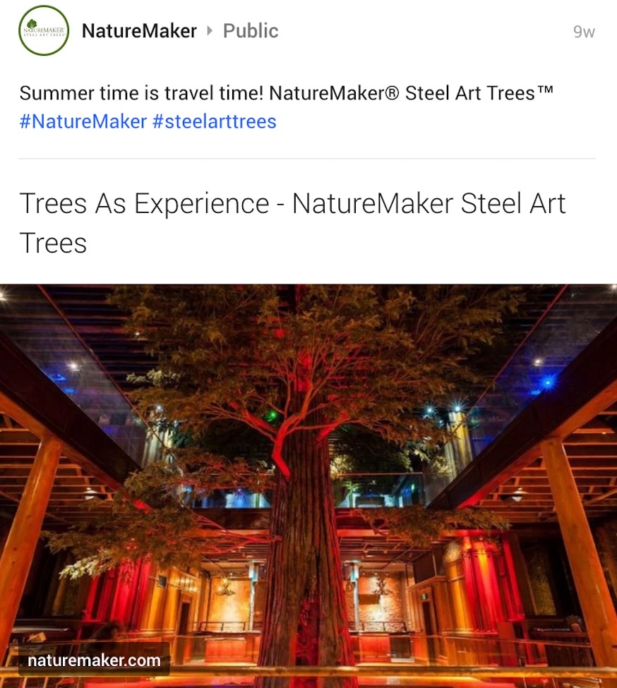 NatureMaker Google Plus Post