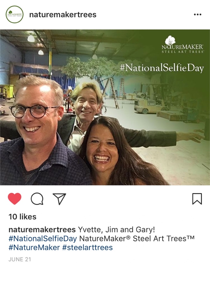 NatureMaker Instagram National Selfie Day