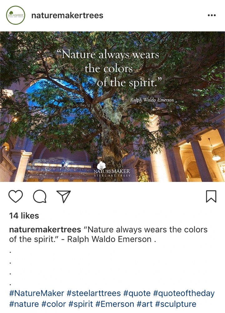 NatureMaker Instagram Post