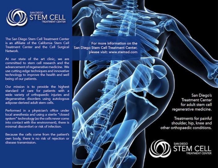stem cell brochure cover