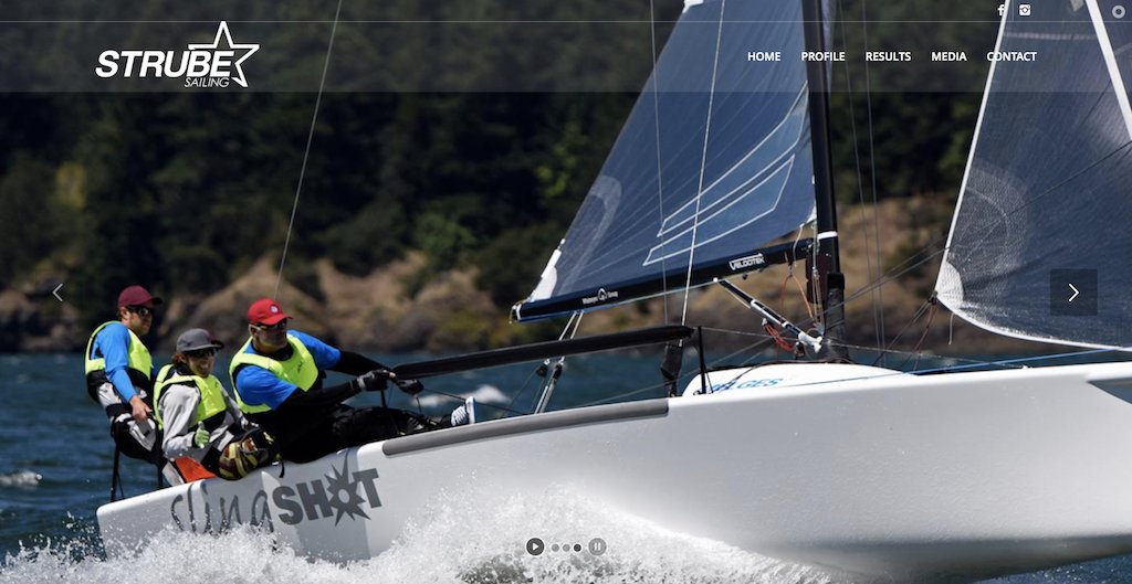 strube sailing website