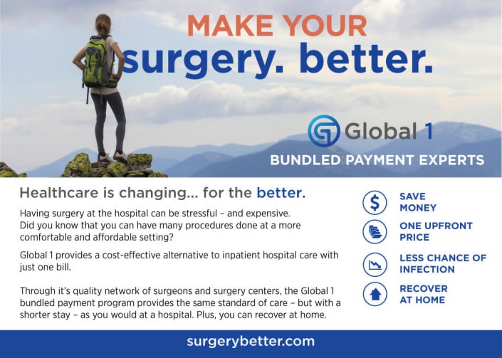 Make your surgery better Global 1 information ad